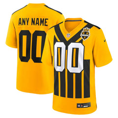 NFL Pittsburgh Steelers Youth Alternate 1933 Throwback Game Custom Jersey - Gold