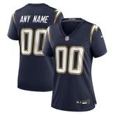 Los Angeles Chargers Women's Alternate Super Chargers Game Custom Jersey Navy