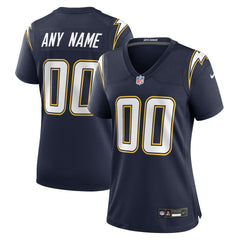 NFL Los Angeles Chargers Women's Alternate Super Chargers Game Custom Jersey - Navy