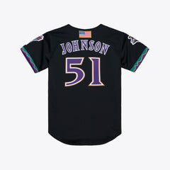 MLB Randy Johnson Arizona Diamondbacks Mitchell & Ness 2001 Authentic Jersey - Black