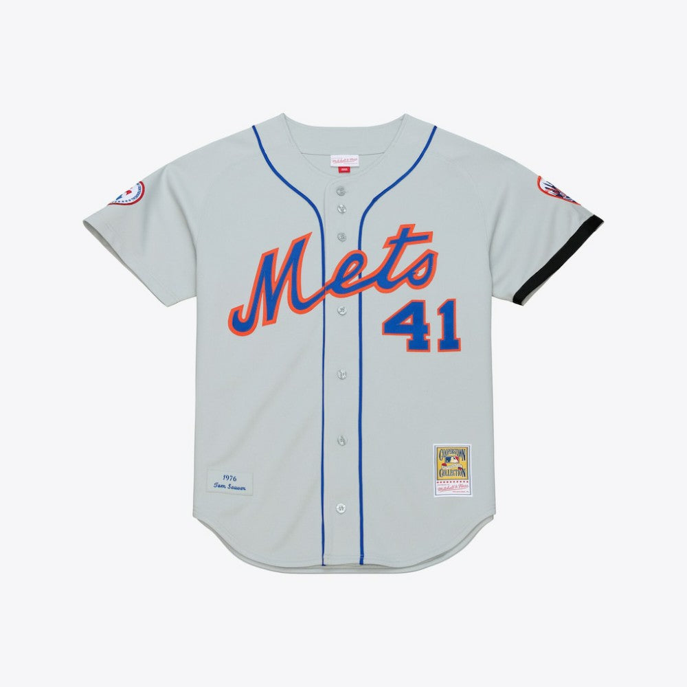 MLB Tom Seaver New York Mets Mitchell & Ness 1976 Authentic Jersey - Gray