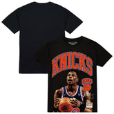 Patrick Ewing New York Knicks Hardwood Classics Player Arch T-Shirt Black