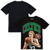 Larry Bird Boston Celtics Hardwood Classics Player Arch T-Shirt Black