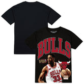 Scottie Pippen Chicago Bulls Hardwood Classics Player Arch T-Shirt Black