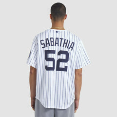 MLB CC Sabathia New York Yankees Nike 2025 Baseball Hall of Fame Name & Number Retired Replica Jersey - White