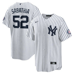 MLB CC Sabathia New York Yankees Nike 2025 Baseball Hall of Fame Name & Number Retired Replica Jersey - White