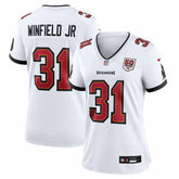 NFL Antoine Winfield Jr. Tampa Bay Buccaneers Women's 50th Season Patch Game Jersey - White