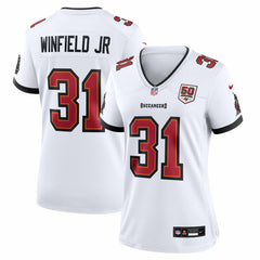 NFL Antoine Winfield Jr. Tampa Bay Buccaneers Women's 50th Season Patch Game Jersey - White