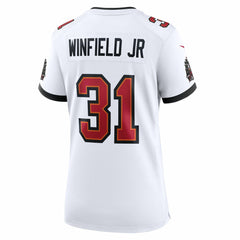 NFL Antoine Winfield Jr. Tampa Bay Buccaneers Women's 50th Season Patch Game Jersey - White
