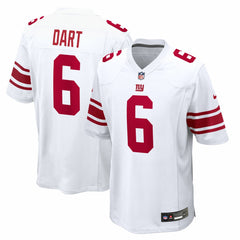 NFL Jaxson Dart New York Giants Game Jersey - White