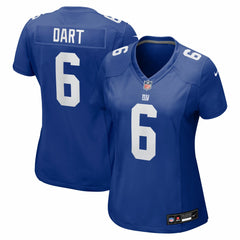 NFL Jaxson Dart New York Giants Women's Team Game Jersey - Royal