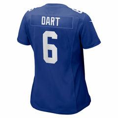 NFL Jaxson Dart New York Giants Women's Team Game Jersey - Royal
