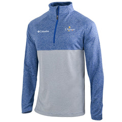 Oklahoma City Thunder 2025 NBA Finals Champions Rockin' It Raglan Omni-Wick Quarter-Zip Pullover Blue
