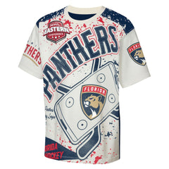 NHL Florida Panthers Outerstuff Youth Top Player T-Shirt - Cream