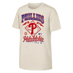 Philadelphia Phillies Outerstuff Youth Triple Hit T-Shirt - Natural T-shirts