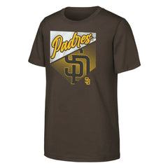 San Diego Padres Outerstuff Youth Prime Plate T-Shirt - Brown T-shirts