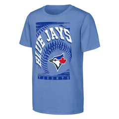 Toronto Blue Jays Outerstuff Youth Speed Pitch T-Shirt - Light Blue T-shirts
