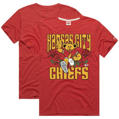 Kansas City Chiefs Homage NFL x Grateful Dead Tri-Blend T-Shirt Red