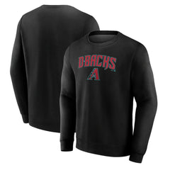 Arizona Diamondbacks Team Lockup Sweatshirt - Black Sweatshirts