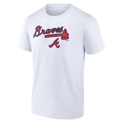 Atlanta Braves Team Lockup T-Shirt - White T-shirts