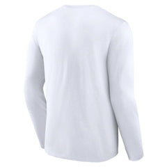 Detroit Tigers Team Lockup Long Sleeve T-Shirt - White T-shirts