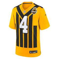 NFL DK Metcalf Pittsburgh Steelers Alternate 1933 Throwback Game Jersey - Gold