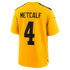 NFL DK Metcalf Pittsburgh Steelers Alternate 1933 Throwback Game Jersey - Gold