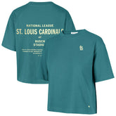 St. Louis Cardinals '47 Women's Contemporary Basics Leon City T-Shirt - Teal T-shirts