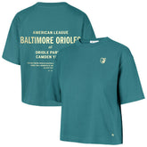 Baltimore Orioles '47 Women's Contemporary Basics Leon City T-Shirt - Teal T-shirts
