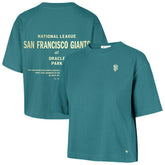 San Francisco Giants '47 Women's Contemporary Basics Leon City T-Shirt - Teal T-shirts