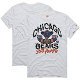 Chicago Bears Homage NFL x Grateful Dead Tri-Blend T-Shirt Ash