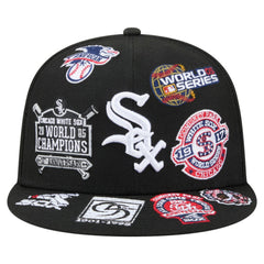 Chicago White Sox New Era All Over 59FIFTY Fitted Hat - Black Hats