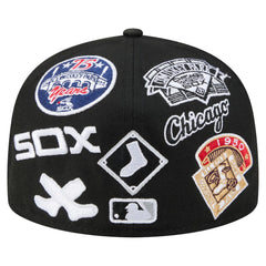 Chicago White Sox New Era All Over 59FIFTY Fitted Hat - Black Hats
