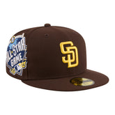 San Diego Padres New Era Hidden Hit 59FIFTY Fitted Hat - Brown Hats