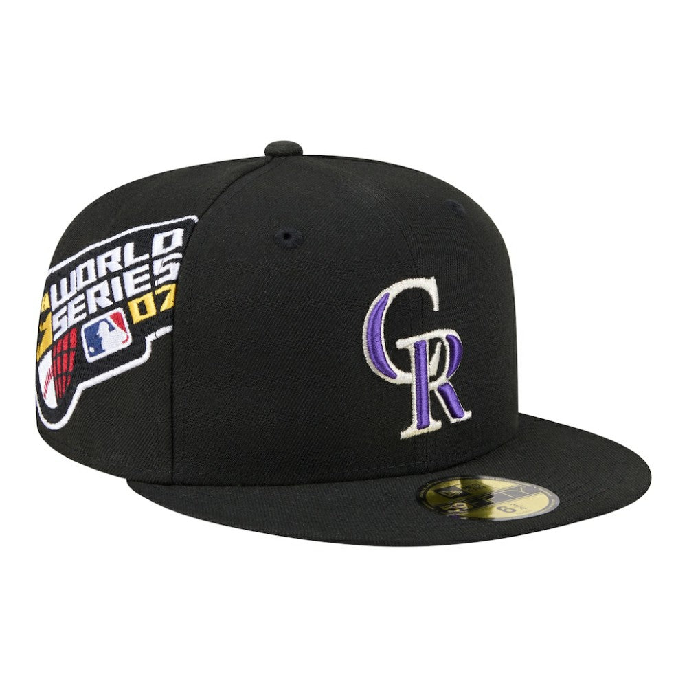 Colorado Rockies New Era Hidden Hit 59FIFTY Fitted Hat - Black Hats