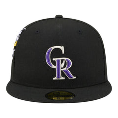 Colorado Rockies New Era Hidden Hit 59FIFTY Fitted Hat - Black Hats