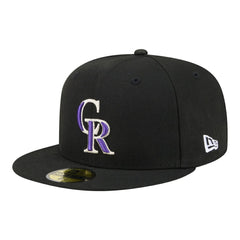 Colorado Rockies New Era Hidden Hit 59FIFTY Fitted Hat - Black Hats
