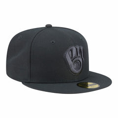 Milwaukee Brewers New Era Color Pack 59FIFTY Fitted Hat - Charcoal Hats