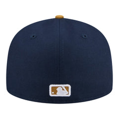 Pittsburgh Pirates New Era Two-Tone Color Pack 59FIFTY Fitted Hat - Navy/Khaki Hats
