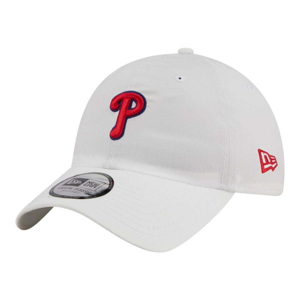 Philadelphia Phillies New Era Ripstop Casual Classic Adjustable Hat - White Hats