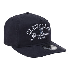 Cleveland Guardians New Era Stacked 19TWENTY Adjustable Hat - Navy Hats