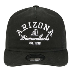 Arizona Diamondbacks New Era Stacked 19TWENTY Adjustable Hat - Black Hats