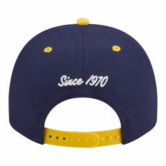 Milwaukee Brewers New Era Arched A-Frame 9FIFTY Adjustable Hat - Navy/Gold Hats