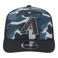 Arizona Diamondbacks New Era Tonal Camo 9SEVENTY Stretch-Snap Hat - Black Hats