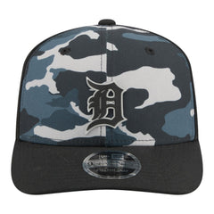 Detroit Tigers New Era Tonal Camo 9SEVENTY Stretch-Snap Hat - Black Hats