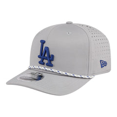 Los Angeles Dodgers New Era Sport Rope 9SEVENTY Adjustable Hat - Gray Hats