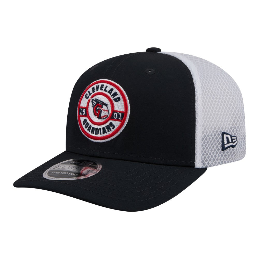 Cleveland Guardians New Era Active 9SEVENTY Adjustable Trucker Hat - Navy Hats