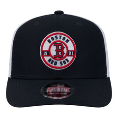 Boston Red Sox New Era Active 9SEVENTY Adjustable Trucker Hat - Navy Hats
