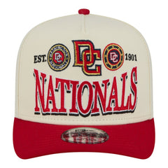 Washington Nationals New Era Throwback Tri-Hit A-Frame 9FIFTY Adjustable Hat - Cream Hats