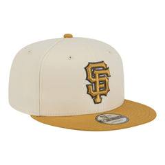 San Francisco Giants New Era 2-Tone Color Pack 9FIFTY Snapback Hat - Light Beige/Khaki Hats